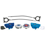Buy The Beyblade Metal Fusion Battletop Faceoff - Metal Wing Smash 2 Pack (145WD + 145SD) On Sale
